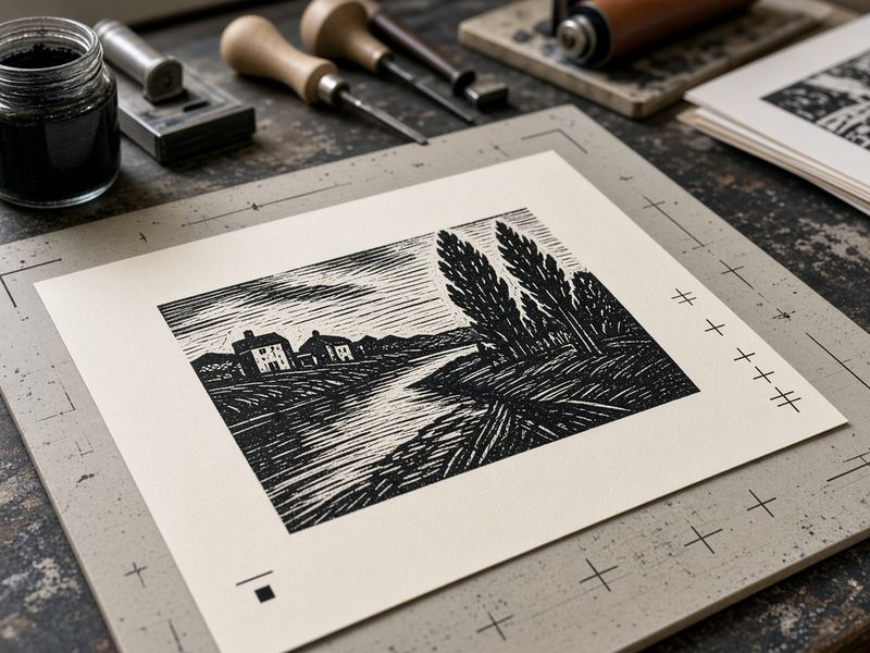 Edition printing at Denim Serfs Print Studio