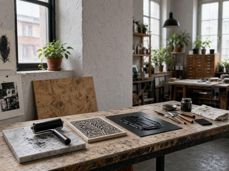 Studio membership at Denim Serfs Print Studio